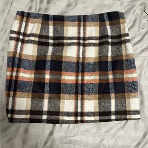 Plaid Mini skirt